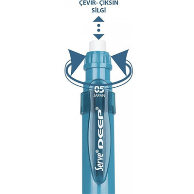 Serve Deep Mekanik Kurşun Kalem 0.5 MM Okyanus Mavi
