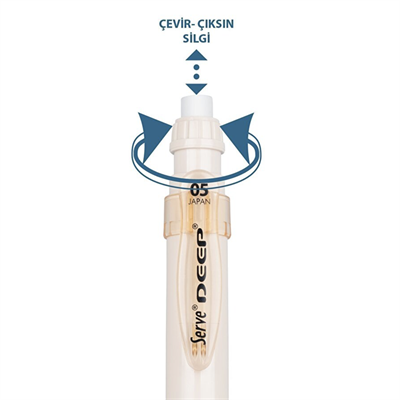 Serve Deep Mekanik Kurşun Kalem 0.5 MM Fildişi