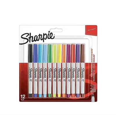 Sharpie Ultra Fine Permanent Markör karışık renk 12li 