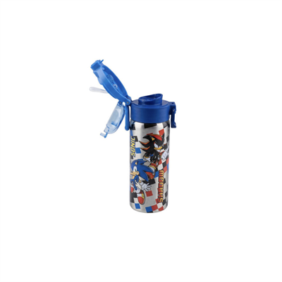 Sonic Çift Fonksiyon Kapaklı Çelik Matara 600 ml 3817