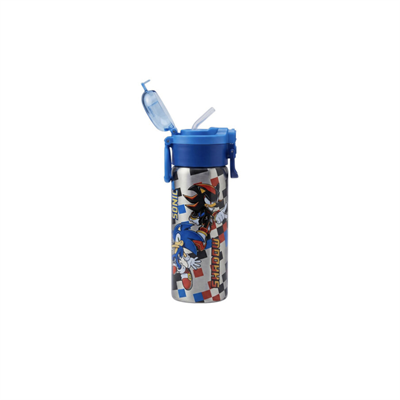 Sonic Çift Fonksiyon Kapaklı Çelik Matara 600 ml 3817
