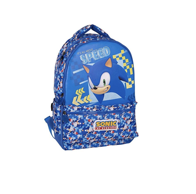 Sonic Okul Çantası 2471 Sevimli Karakterli Sırt Çantası