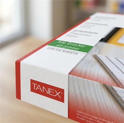 TANEX TW-2374 105*74.25 MM LAZER ETİKET 100 ADET