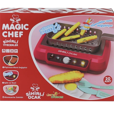 Limon Magic Chef 20 Parça Işıklı Sesli Barbekü Oyun Seti 