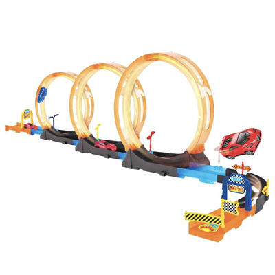 MGS Rollingfast XL 150 cm 28 Parça Yarış Pisti 2 Arabalı 