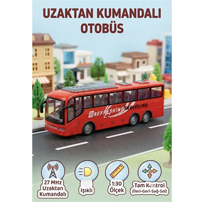 Time Toys Şarjlı Kumandalı Otobüs