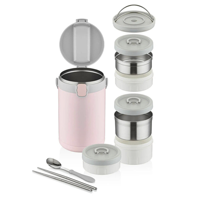 Vagonlife 3 Bölmeli Paslanmaz Çelik Lunch Box 2100