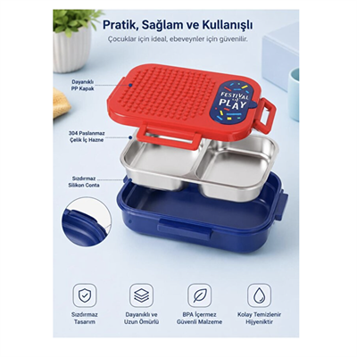 VAGONLIFE PASLANMAZ ÇELİK LUNCHBOX