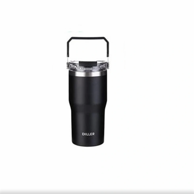 Diller D9168 Siyah Çelik Matara 620 ml 