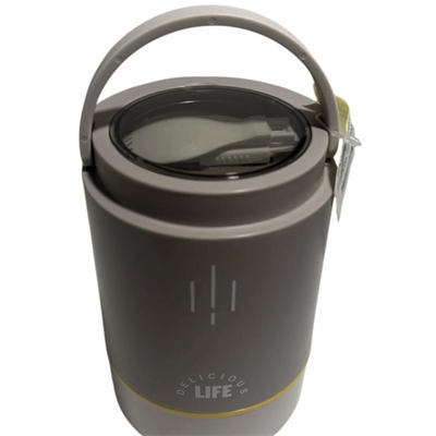 Vagonlife VGN-1266 Kahverengi Üç Bölmeli Saklama Kabı 900 ml