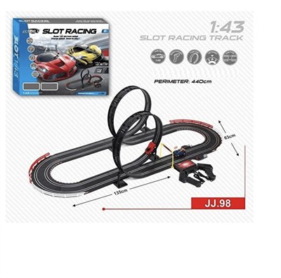 Vardem 2li Yarış Seti 1/43 Ölçek 555 cm Pist Makaralı