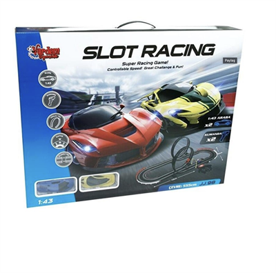 Vardem 2li Yarış Seti 1/43 Ölçek 555 cm Pist Makaralı