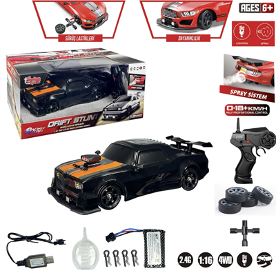 Vardem UK CHL 1:16 4x4 Drift Işıklı Buharlı Araba