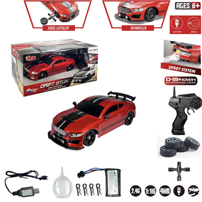 Vardem UK GT5 1:16 4x4 Drift Işıklı Buharlı Araba