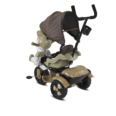 Vardem Yupi Tricycle Lüks Üç Teker Bisiklet Kahve