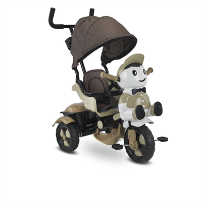 Vardem Yupi Tricycle Lüks Üç Teker Bisiklet Kahve