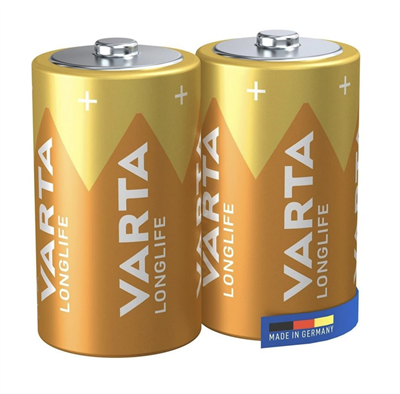 Varta Longlife D Boy Alkalin Pil LR20 2’li Blister Paket 