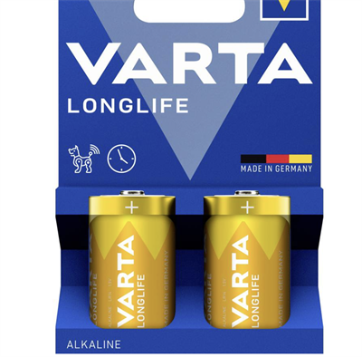 Varta Longlife C Boy Alkalin Pil LR14 2’li Blister Paket 