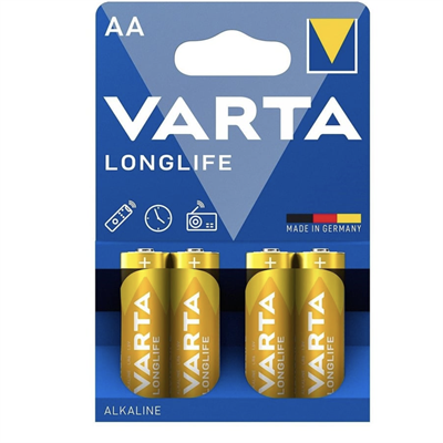 Varta Longlife AA Alkalin Kalem Pil 4lü