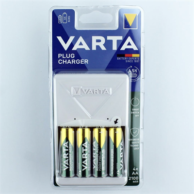 Varta Plug Şarj Aleti 2100 Mah 4 Pil Hediyeli