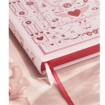 Victorias Journals Amour A5 Çizgili Defter Pembe 