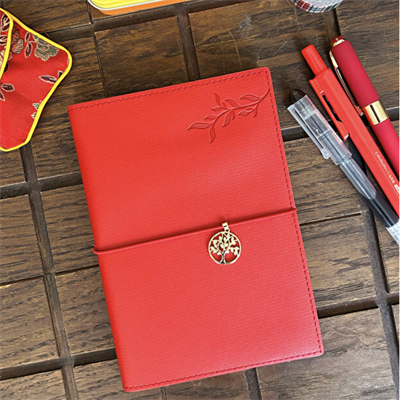 VJ CHARM HAYAT AĞACI DEFTER 13*18 CM 96 YP 100 GR IVORY ÇİZGİLİ BORDO
