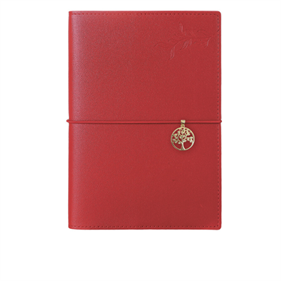VJ CHARM HAYAT AĞACI DEFTER 13*18 CM 96 YP 100 GR IVORY ÇİZGİLİ BORDO
