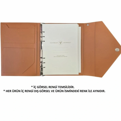 Victorias Journals Muse A5 Organizer Defter Pembe 