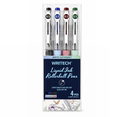 Writech W-501 Liquid Roller 4 Renk 0.5 mm Kalem 4 LÜ