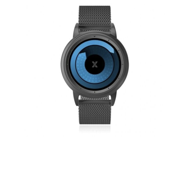 X WATCH Gun Metal 40 mm Çelik Kol Saati