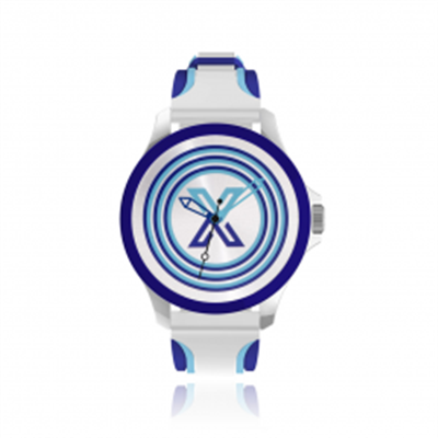 X WATCH RB Mavi 38 mm Silikon Kol Saati