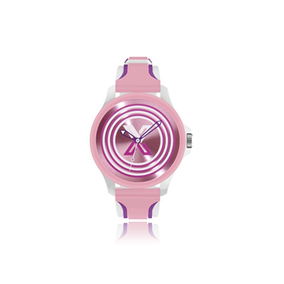 X WATCH RB Pembe 38 mm Silikon Kol Saati
