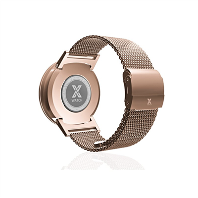 X WATCH Rose Gold 44 mm Çelik Kol Saati