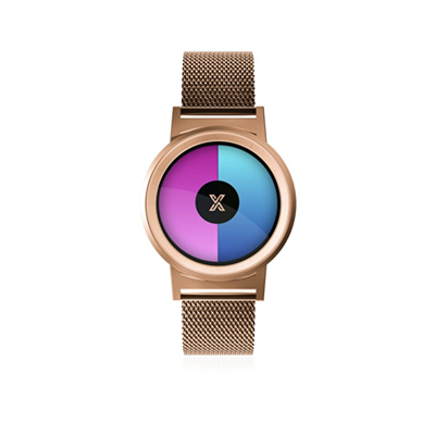 X WATCH Rose Gold 44 mm Çelik Kol Saati