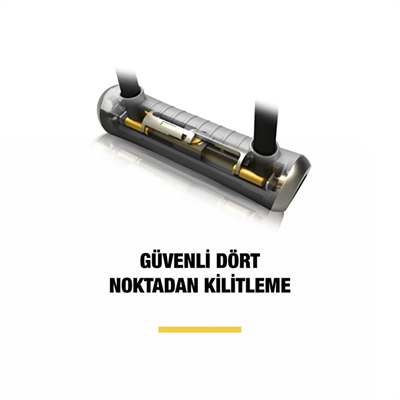 Yale Yüksek Güvenlikli U Kilit Motosiklet Bisiklet Kilit
