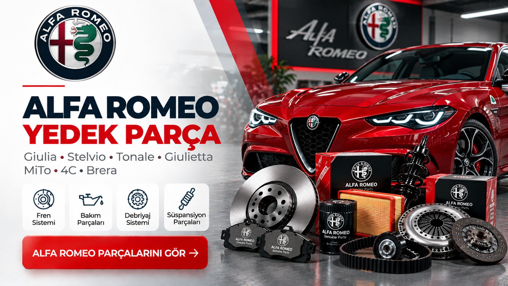 Alfa Romeo Yedek Parçaları