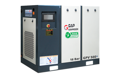 Gap Kompresör 16BarGpv50E 1000 Litre 50 Hp 16 BAR İnvertörlü Vidalı Hava Kompresörü