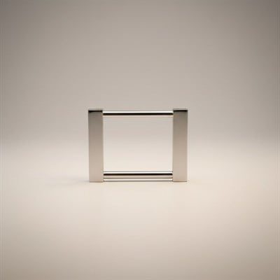 Metal Kare Halka 2.5 cm Nikel (Min. 10 Adet)