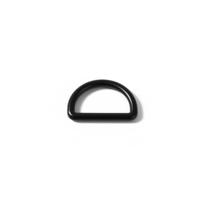 Plastik D Halka 2.5 cm Siyah (Min. 20 Adet)