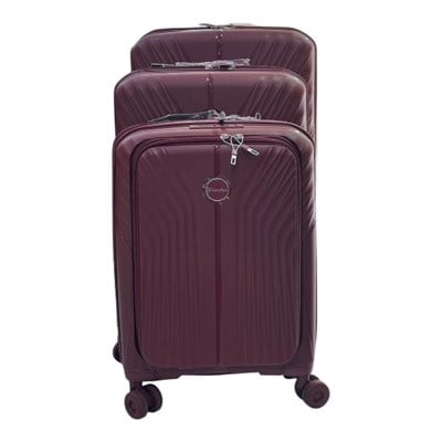 UNITED COLORS OF BENETTON 14BNT8010 BORDO VALİZ SETİ
