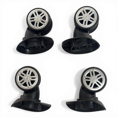 Valiz Tekeri 5 Delikli 360 Derece Döner Teker 4'lü Set