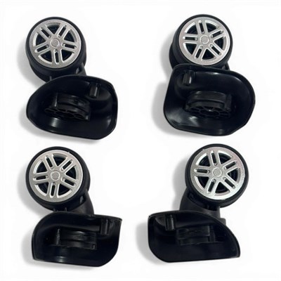 Valiz Tekeri Dar Kasa 360 Derece Döner Teker 4'lü Set