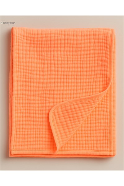 %100 Pamuk Dört katlı müslin örtü