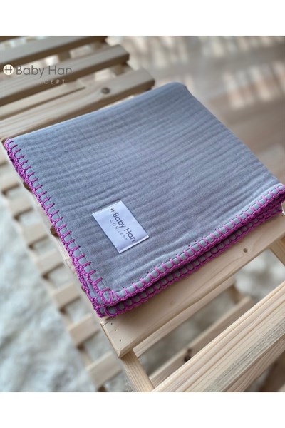 4 Katlı çok amaçlı Müslin Bebek & Çocuk Battaniyesi %100 Pamuk