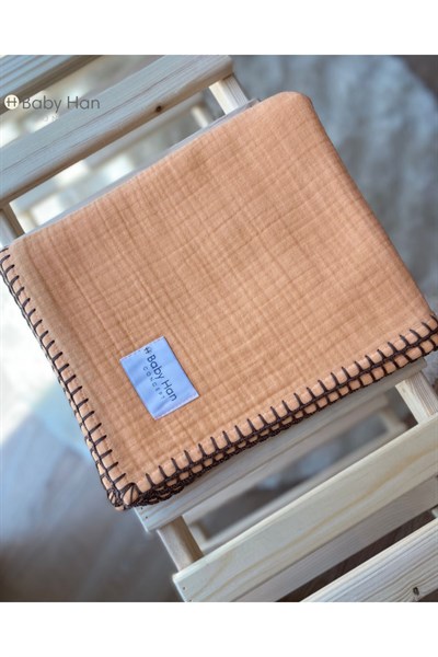 4 Katlı çok amaçlı Müslin Bebek & Çocuk Battaniyesi %100 Pamuk