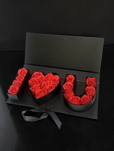 Marmaris I Love You Gül Kutusu | Sevgiliye Özel Romantik Hediye