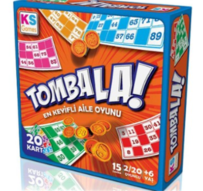Tombala Eğlenceli Aile Oyunu 2-20 Oyuncu İçin 20 Kartlı Klasik Oyun
