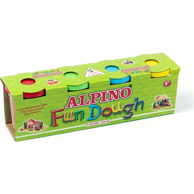 Alpino DP-000302 Oyun Hamuru 4'lü 130gr