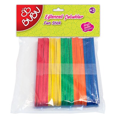 Eğlenceli Çubuklar Renkli BUBU-HS0016