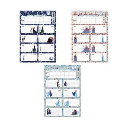 Keskin Okul Etiketi Ders Programlı Frozen II 220130-92 (1 adet)